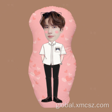 China Custom Cotton Satin Shape Pillow Factory